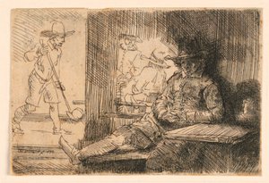 The Golf Player by Rembrandt van Rijn