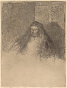 The Great Jewish Bride by Rembrandt van Rijn