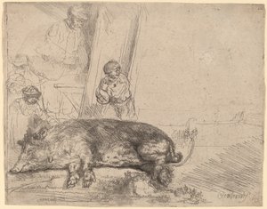 The Hog by Rembrandt van Rijn
