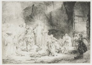 The Hundred Guilder Print by Rembrandt van Rijn