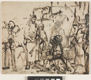 The Meeting of Christ with Martha and Mary After the Death of Lazarus, c.1662-65
