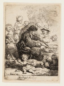 The Pancake Woman by Rembrandt van Rijn