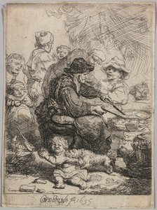 The Pancake Woman by Rembrandt van Rijn