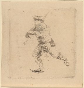 The Skater by Rembrandt van Rijn