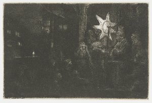 The Star of the Kings: A Night Piece by Rembrandt van Rijn