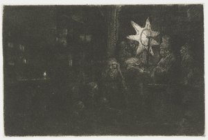 The Star of the Kings: A Night Piece by Rembrandt van Rijn