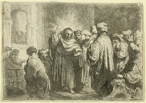 The Tribute Money by Rembrandt van Rijn