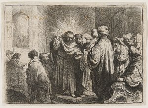 The Tribute Money by Rembrandt van Rijn
