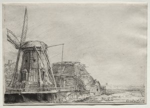 The Windmill by Rembrandt van Rijn