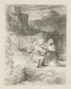 The Agony in the Garden by Rembrandt van Rijn