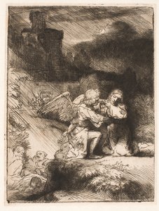 The Agony in the Garden by Rembrandt van Rijn
