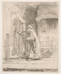 The Blindness of Tobit: The Larger Plate by Rembrandt van Rijn