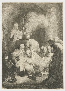 The Circumcision: Small Plate by Rembrandt van Rijn