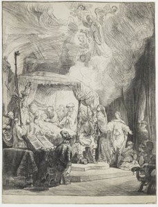 The death of the Virgin by Rembrandt van Rijn