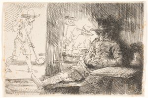 The Golf Player by Rembrandt van Rijn