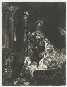 The Presentation in the Temple in the Dark Manner by Rembrandt van Rijn
