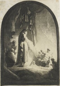 The Raising of Lazarus: The Larger Plate by Rembrandt van Rijn