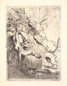 The Small Lion Hunt (with One Lion)