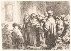 The Tribute Money by Rembrandt van Rijn