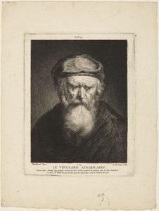 Melancholic Old Man by Rembrandt van Rijn