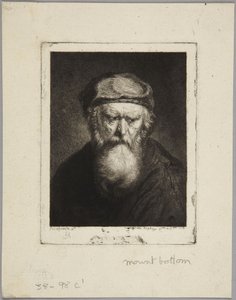Melancholic Old Man by Rembrandt van Rijn