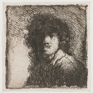 Self-Portrait Bareheaded by Rembrandt van Rijn