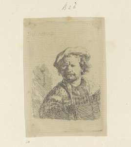 Self-Portrait with Beret and Embellished Cloak