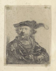 Self-Portrait with Plumed Velvet Beret Recueil de quatre-vingt-cinq estampes originales (series title)