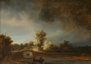 The Stone Bridge by Rembrandt van Rijn