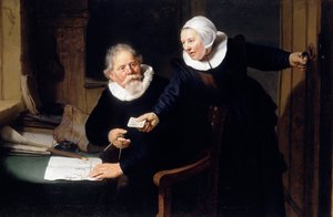 The Shipbuilder and His Wife by Rembrandt van Rijn
