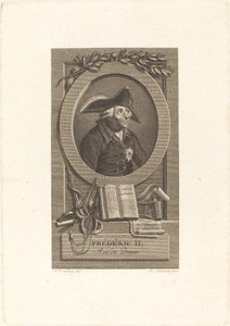 Frederick the Great, King of Prussia by Remi Henri Joseph Delvaux after Johann Heinrich Ramberg