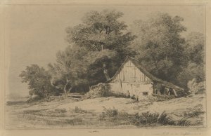 Barn by the Waterside by Remigius Adrianus Haanen