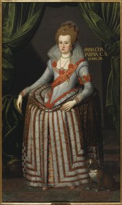 Portrait of Princess Anne Catherine of Brandenburg, Queen of Denmark and Norway by Remmert (c.1575 1649) Petersen