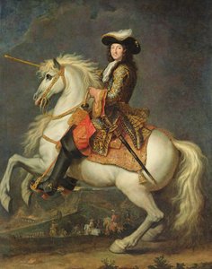 Equestrian Portrait of Louis XIV