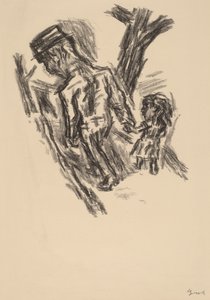 Man Leading a Little Girl by René Beeh