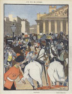 A London Street (Illustration for Le Rire)