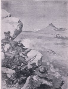 Boers firing on General French