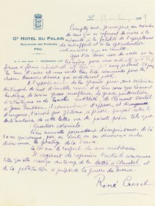 Letter from 