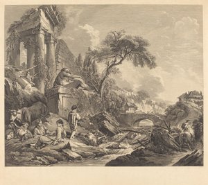 The Sparrow of Lesbia by René Gaillard after François Boucher