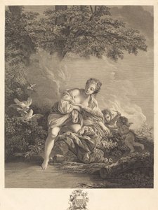 Venus and the Loves by René Gaillard after François Boucher