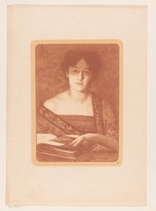 Woman Leafing Through a Book by René Janssens
