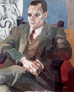 Portrait of Alberto Moravia by Renato Guttuso