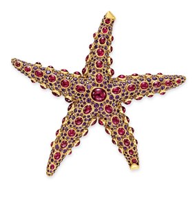 Starfish brooch by Rene Boivin