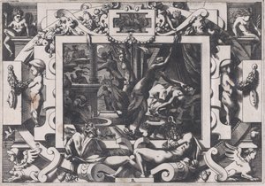 Pelias Killed by his Daughters by Rene Boyvin