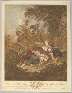 The Surprised Lovers by Rene Gaillard