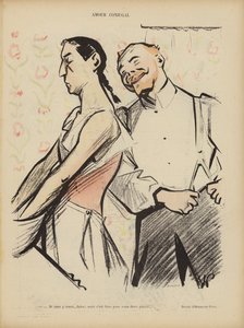 Conjugal love (Illustration for Le Rire)