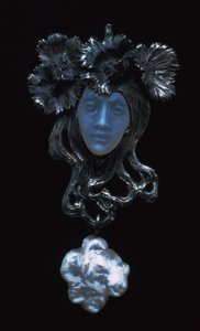 Female Face Pendant, c1898-1900