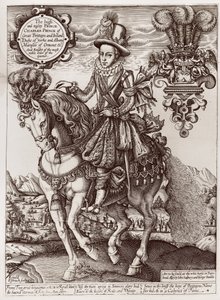 Charles I as Prince of Wales on Horseback, from 