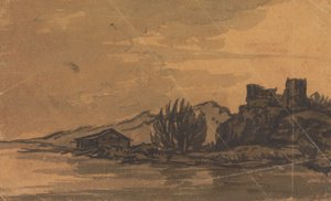 Landscape with House at the Riverbank by Rev. William Gilpin