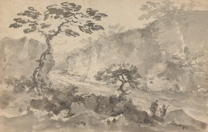 Landscape with Two Men by Rev. William Gilpin